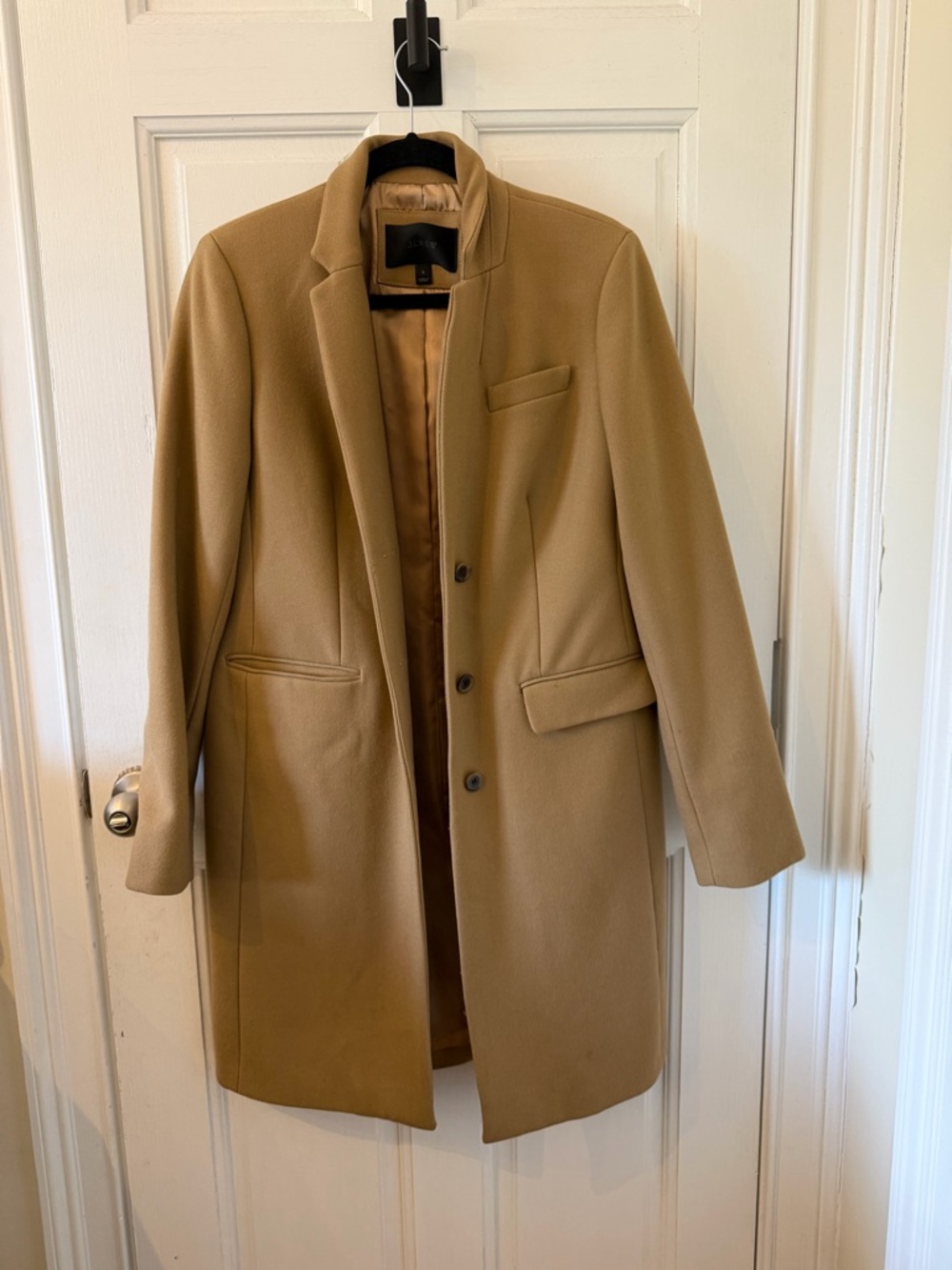 J. Crew women’s Camel Wool Coat